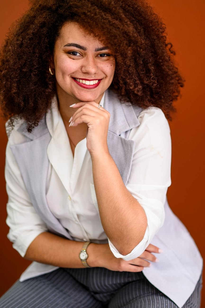 Portrait of a confident professional woman in smart attire